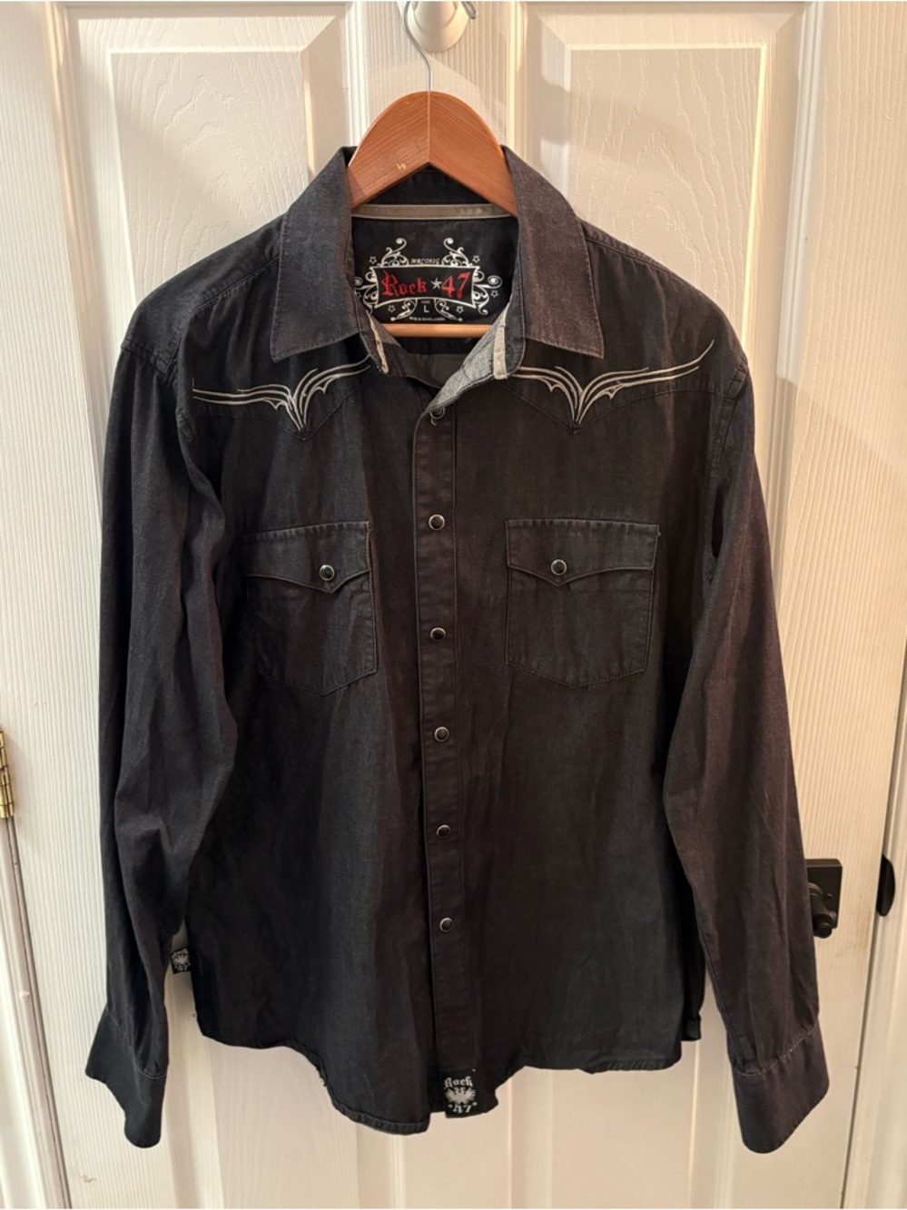 Rock 47 by Wrangler Western Button-Up Shirt